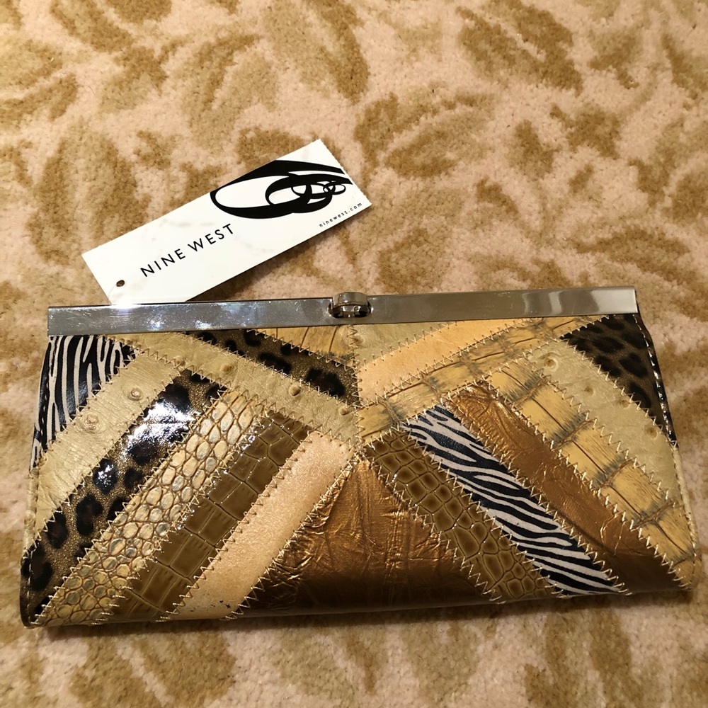 Animal Print Nine West Clutch